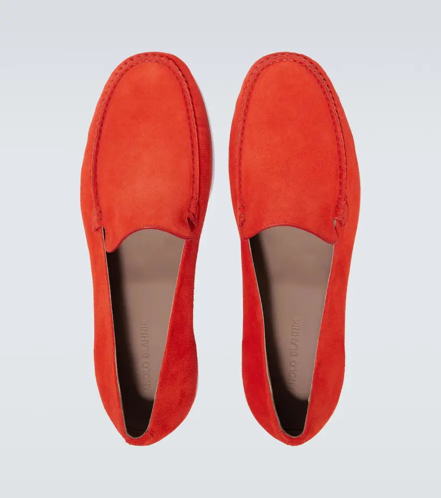 Manolo Blahnik Monaco suede loafers | Thumbnail 5 Manolo Blahnik Monaco suede loafers | Thumbnail 5