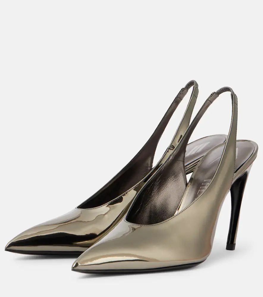 The Attico Viper 95 PU slingback pumps | Thumbnail 3 The Attico Viper 95 PU slingback pumps | Thumbnail 3