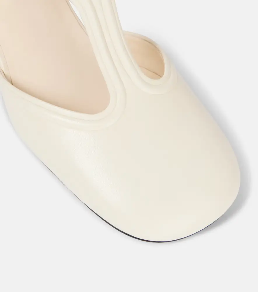Jil Sander Leather Mary Jane pumps | Thumbnail 4