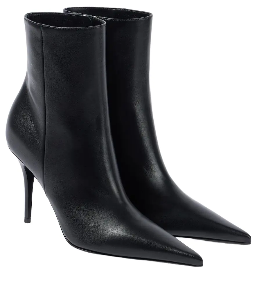 Amina Muaddi Barbara 90 leather boots