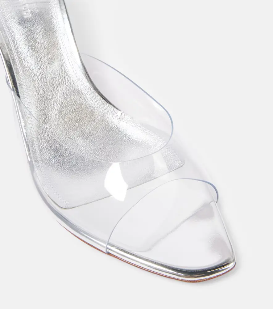 Amina Muaddi Alexa Glass 60 PVC mules | Thumbnail 2 Amina Muaddi Alexa Glass 60 PVC mules | Thumbnail 2