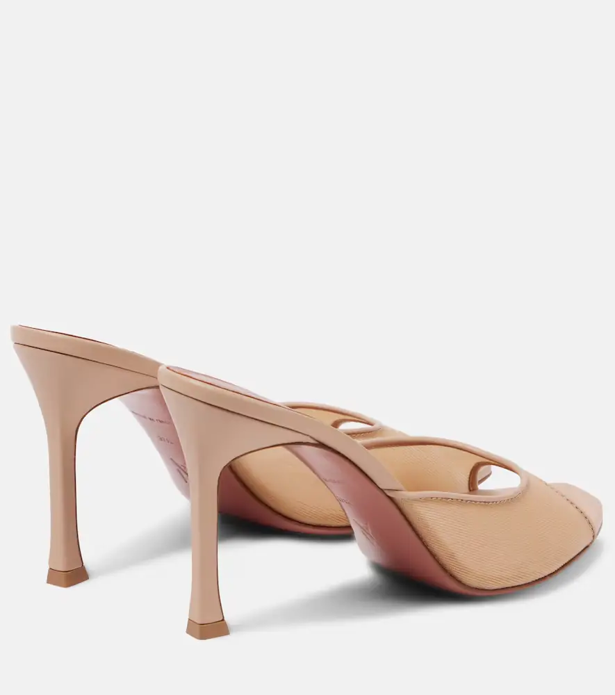 Amina Muaddi Alexa 95 mesh mules | Thumbnail 4 Amina Muaddi Alexa 95 mesh mules | Thumbnail 4