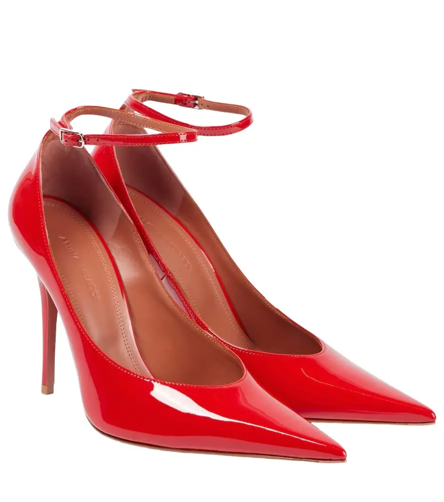 Amina Muaddi Anok 105 patent leather pumps | Image 1 Amina Muaddi Anok 105 patent leather pumps | Image 1