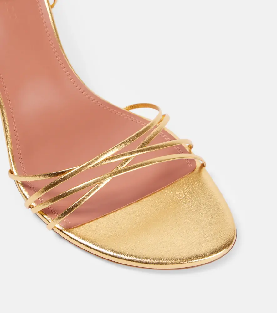 Amina Muaddi Lori 60 metallic leather sandals | Thumbnail 5 Amina Muaddi Lori 60 metallic leather sandals | Thumbnail 5