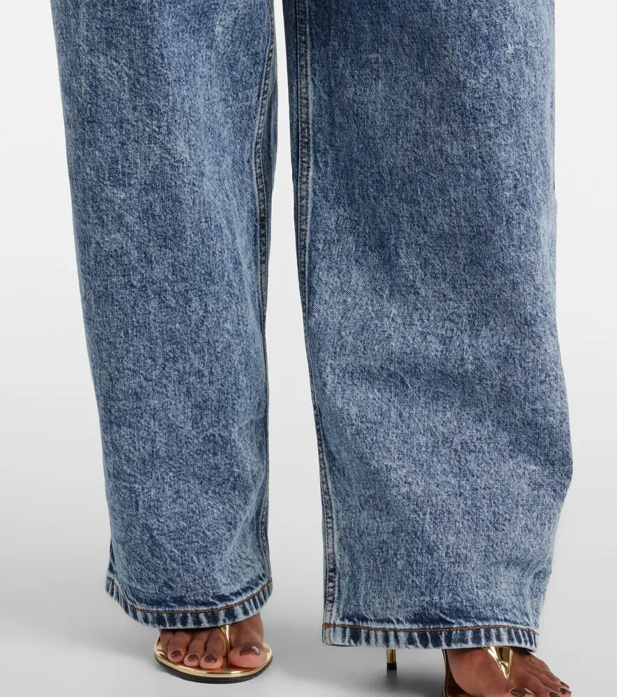 ALAÏA ALAÏA Low-rise wide-leg jeans | Thumbnail 5 ALAÏA ALAÏA Low-rise wide-leg jeans | Thumbnail 5