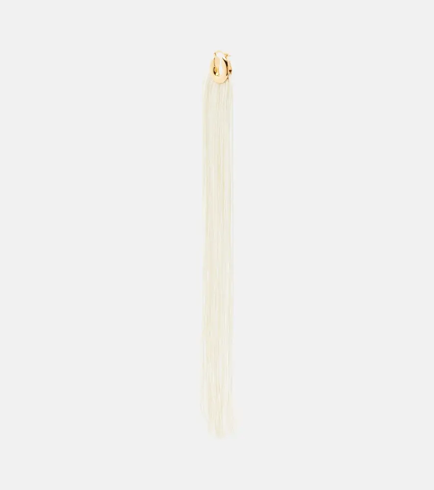 Jil Sander Fringed hoop earrings | Thumbnail 3