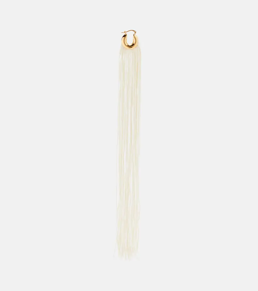 Jil Sander Fringed hoop earrings | Thumbnail 4