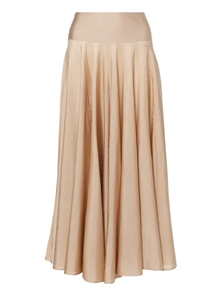 Alaïa Pleated maxi skirt Alaïa Pleated maxi skirt