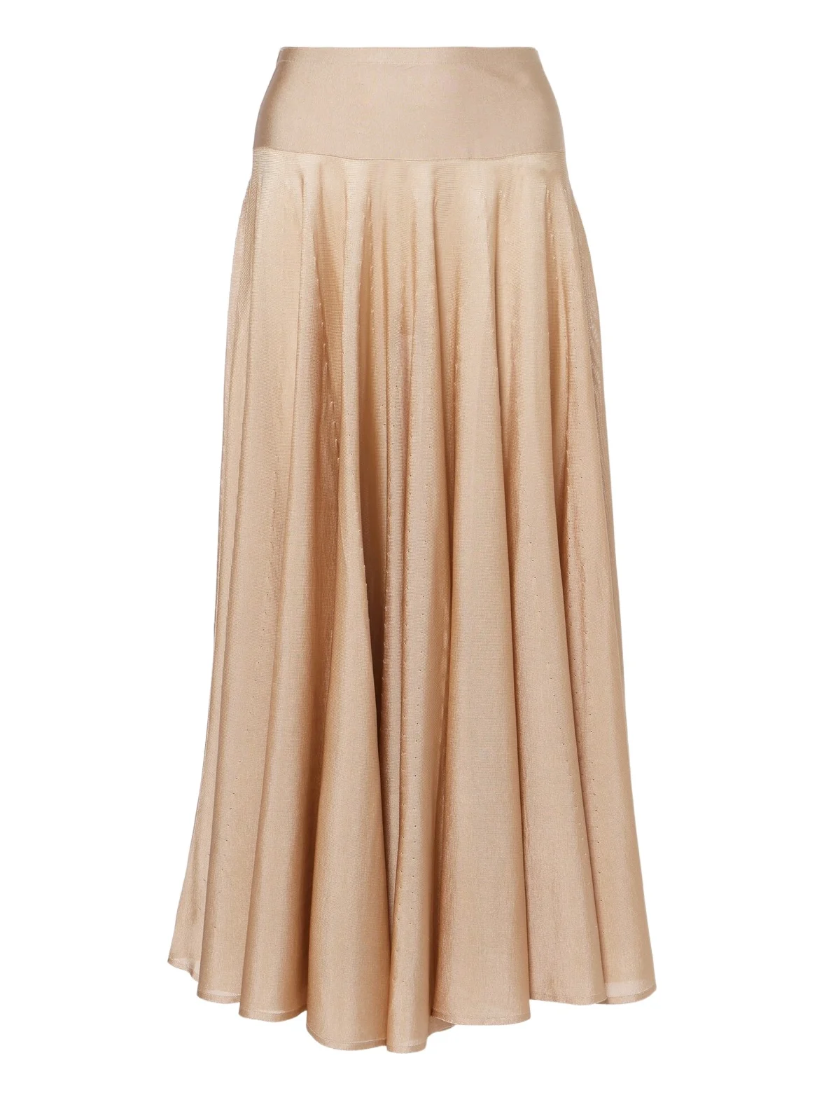 Pleated maxi skirt