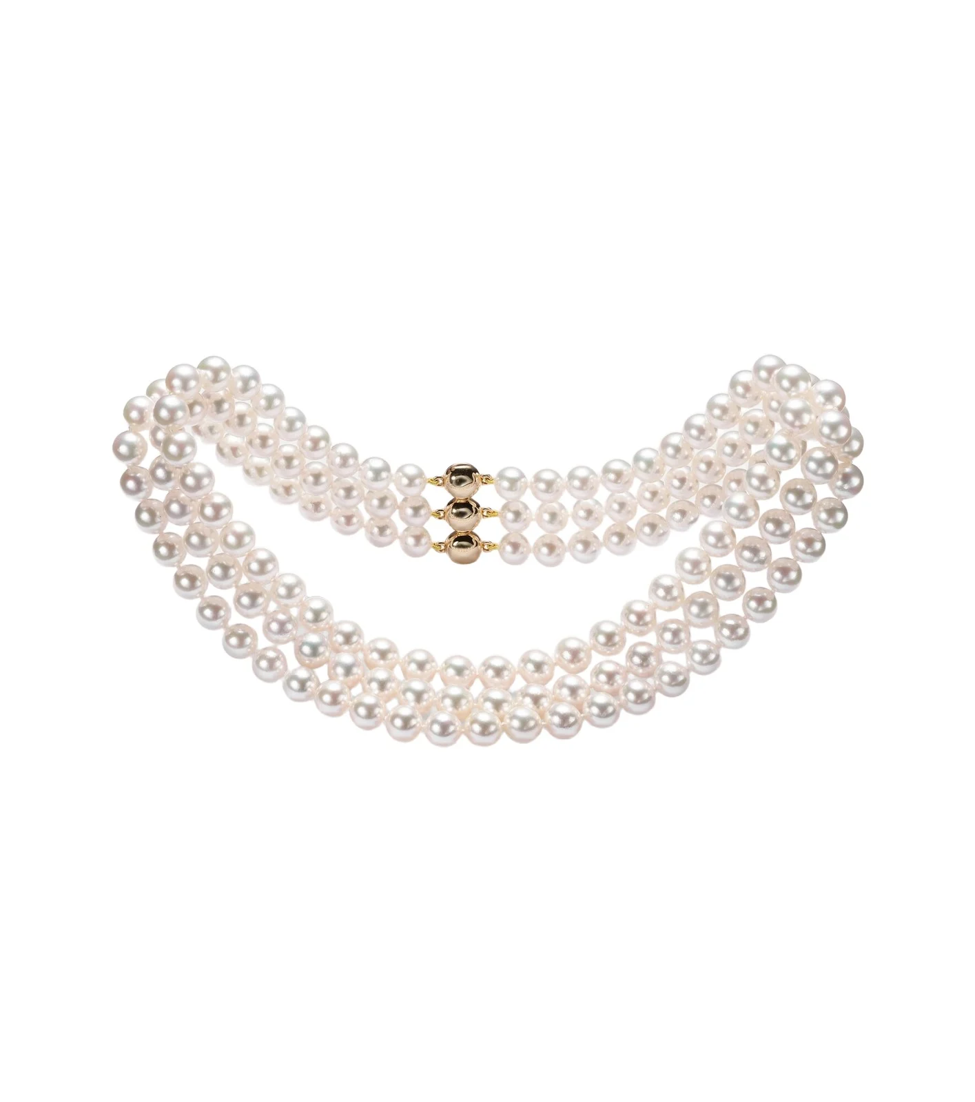 Grace 18kt gold necklace with pearls Grace 18kt gold necklace with pearls
