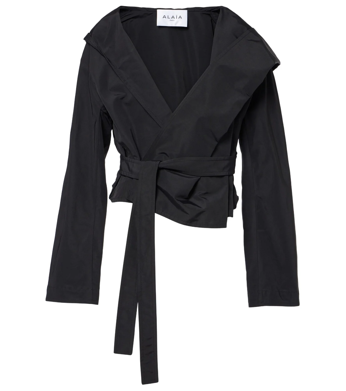 ALAÏA Hooded wrap jacket ALAÏA Hooded wrap jacket