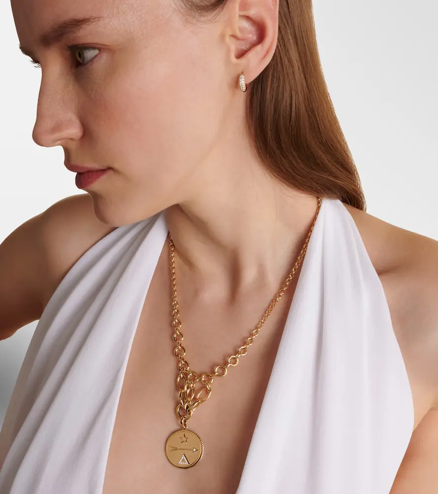 Foundrae Dream Lattice 18kt gold chain necklace with diamonds | Thumbnail 5 Foundrae Dream Lattice 18kt gold chain necklace with diamonds | Thumbnail 5