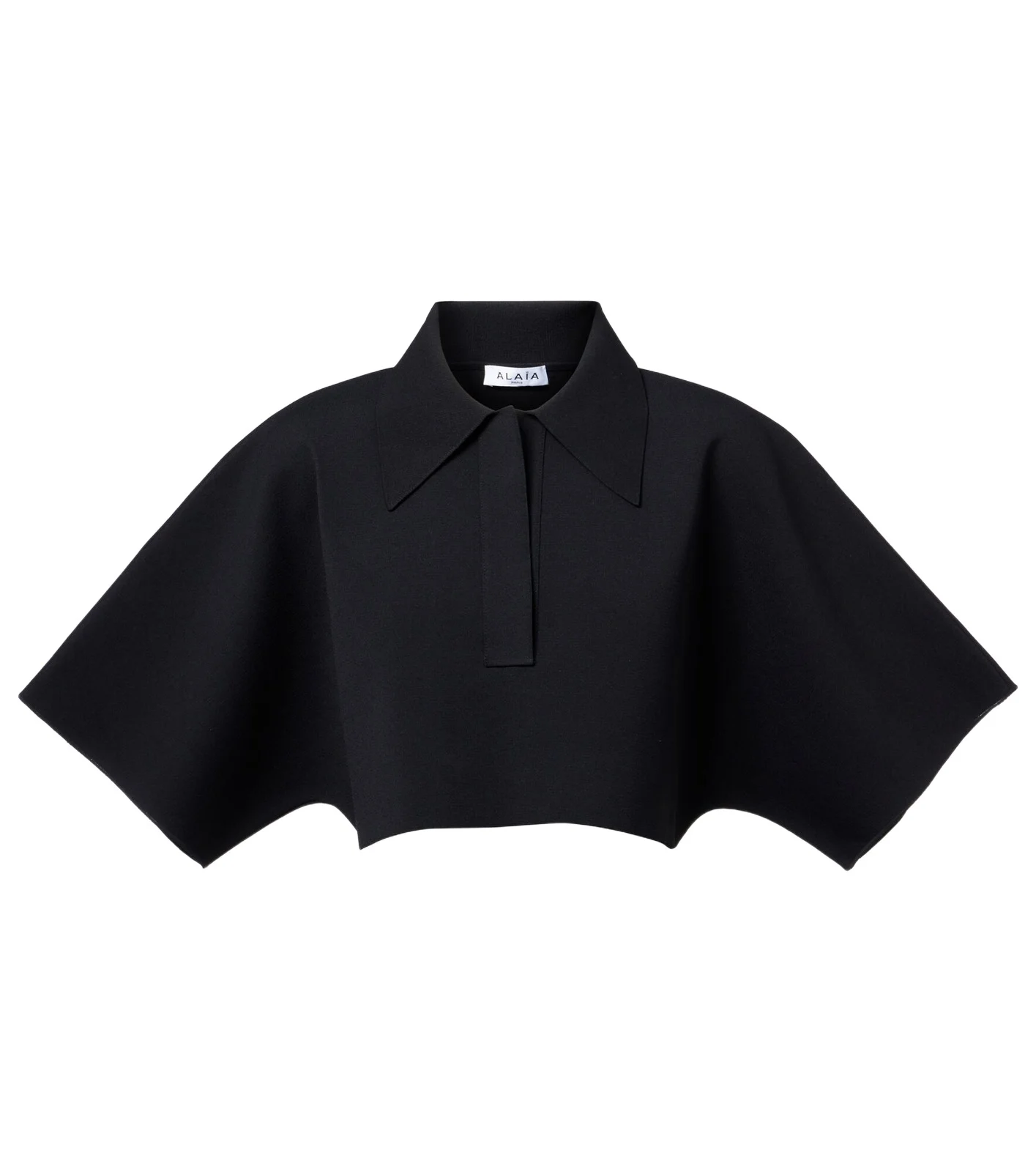 ALAÏA Cropped polo shirt
