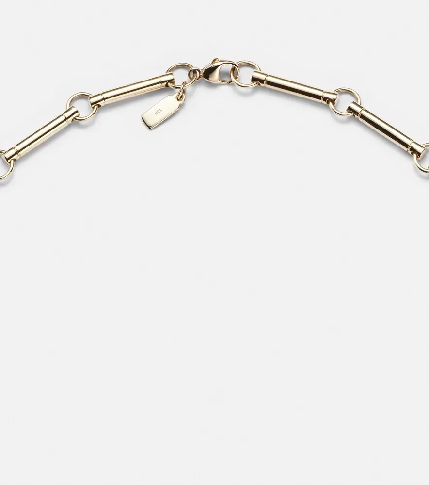 Foundrae Four Heart Clover 18kt gold necklace with diamonds | Thumbnail 4