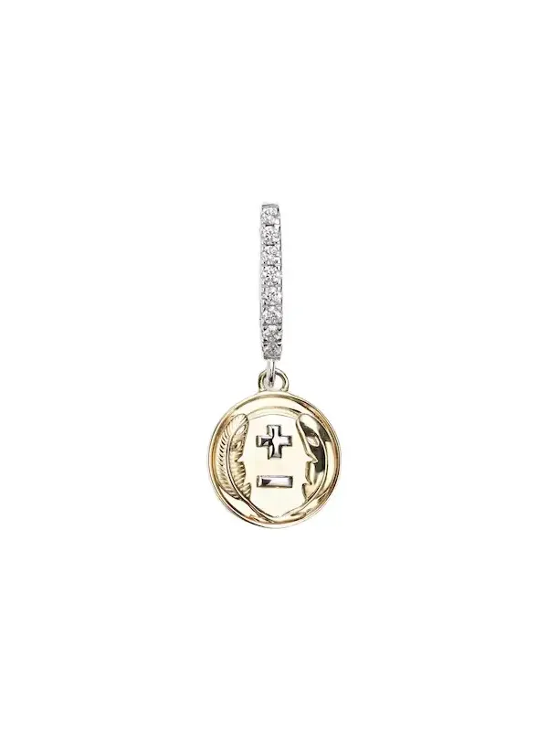 Vivacity Mini 18kt gold single earring with diamonds Vivacity Mini 18kt gold single earring with diamonds