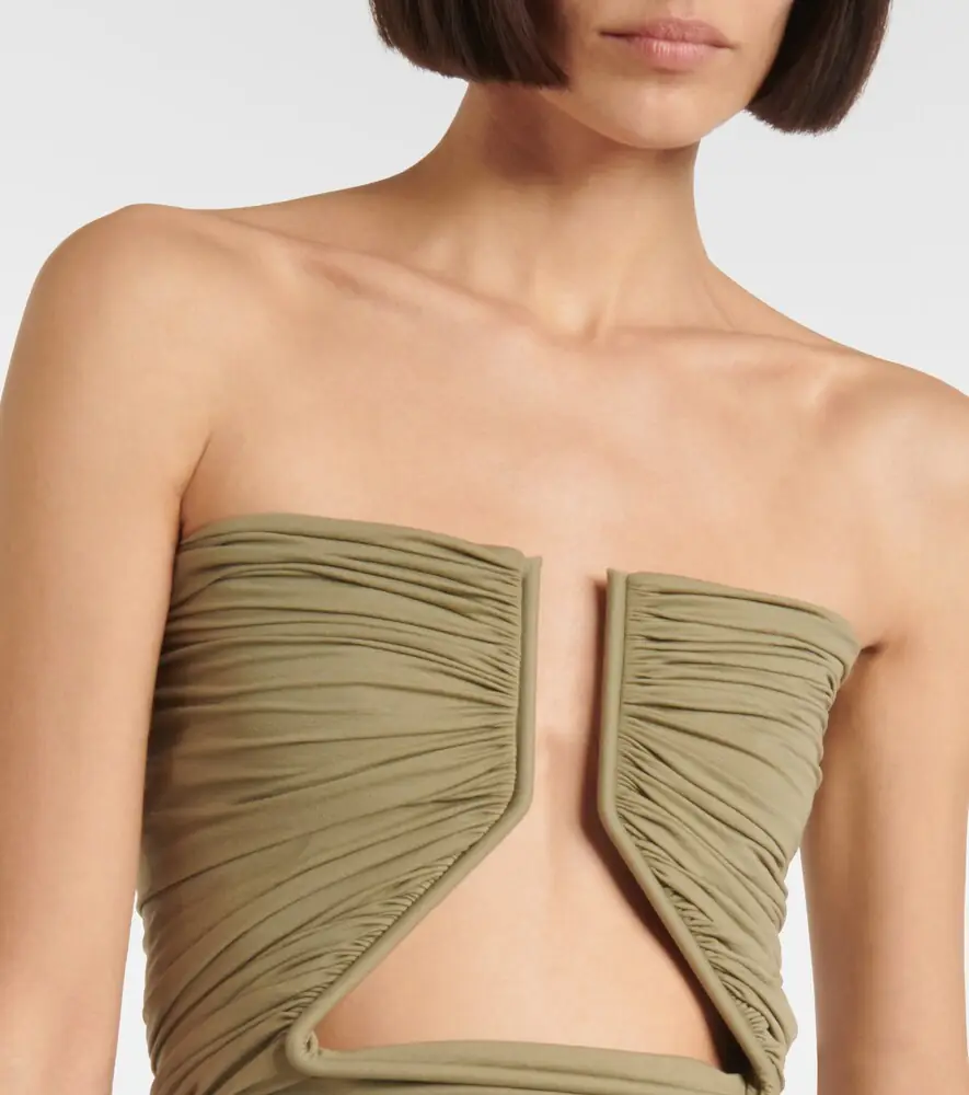 Rick Owens Hollywood gathered jersey top | Thumbnail 3 Rick Owens Hollywood gathered jersey top | Thumbnail 3