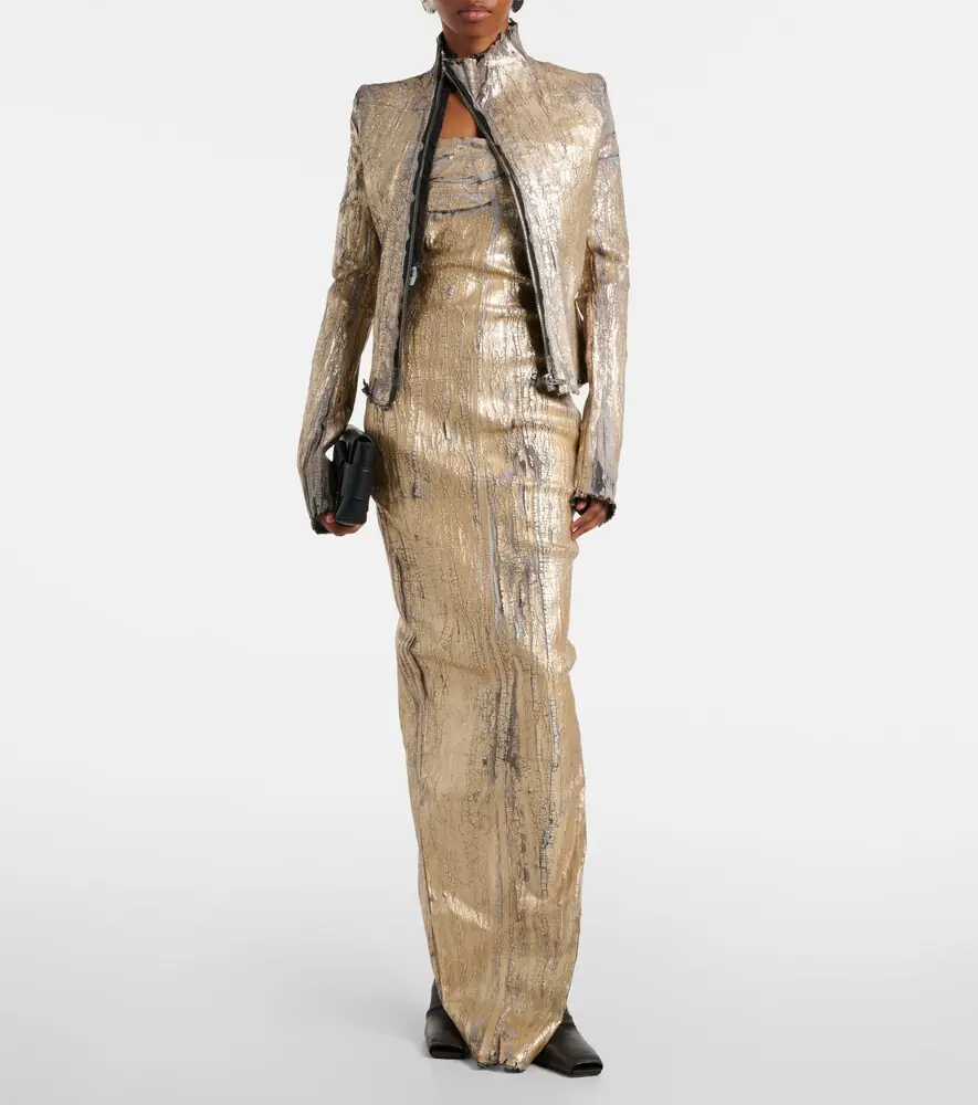 Rick Owens Gary coated denim jacket | Thumbnail 2 Rick Owens Gary coated denim jacket | Thumbnail 2
