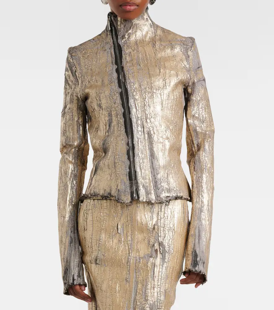 Rick Owens Gary coated denim jacket | Thumbnail 6 Rick Owens Gary coated denim jacket | Thumbnail 6