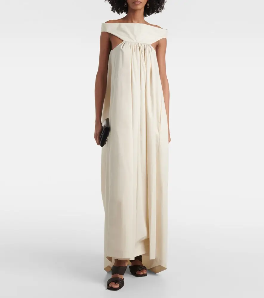 Rick Owens Chalice cutout cotton poplin maxi dress | Thumbnail 4