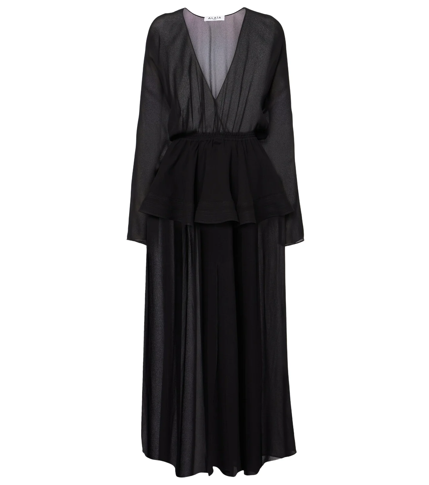 ALAÏA Peplum midi dress ALAÏA Peplum midi dress