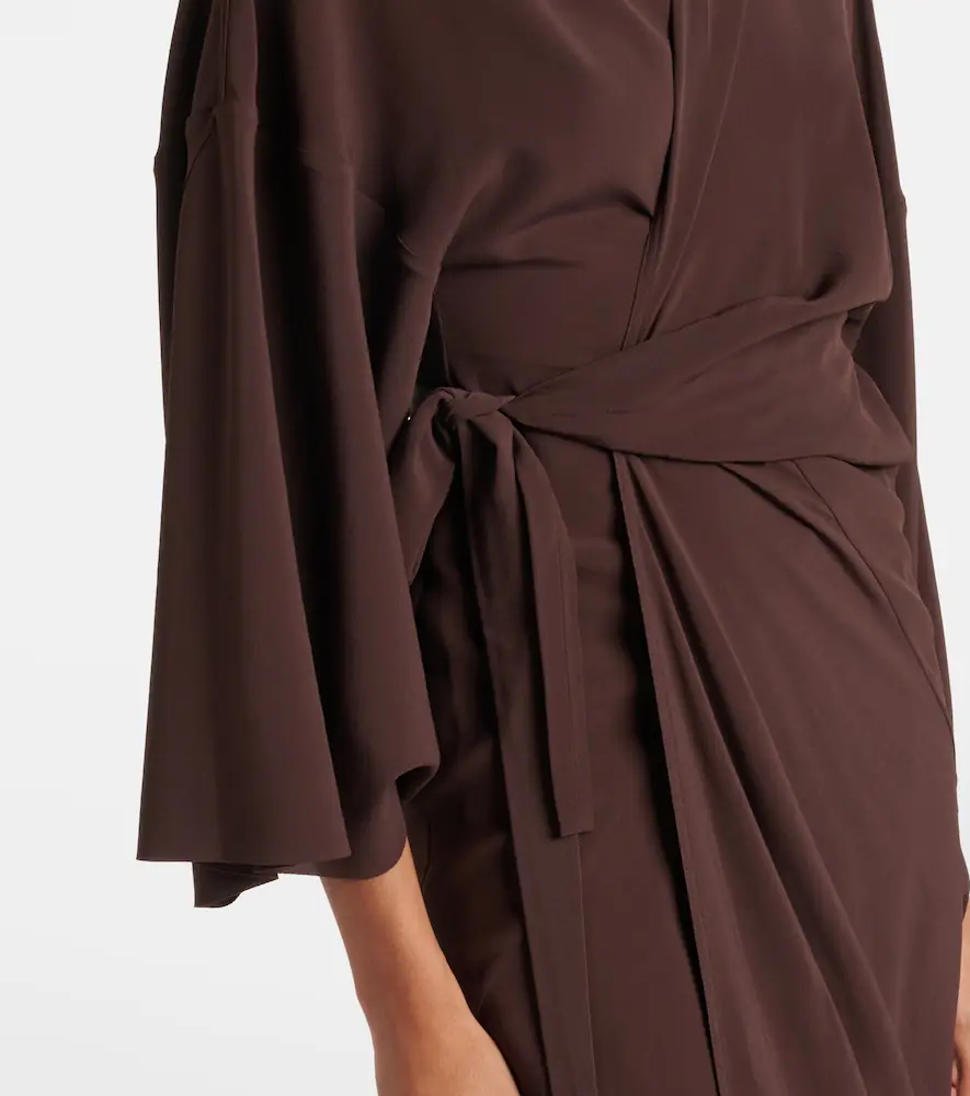 Rick Owens Satin wrap gown | Thumbnail 2
