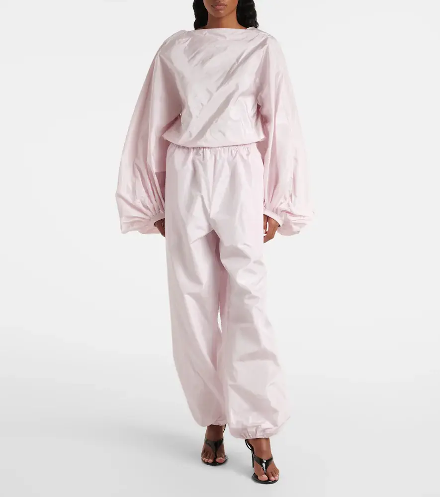 ALAÏA ALAÏA Balloon silk wide-leg pants | Thumbnail 2 ALAÏA ALAÏA Balloon silk wide-leg pants | Thumbnail 2