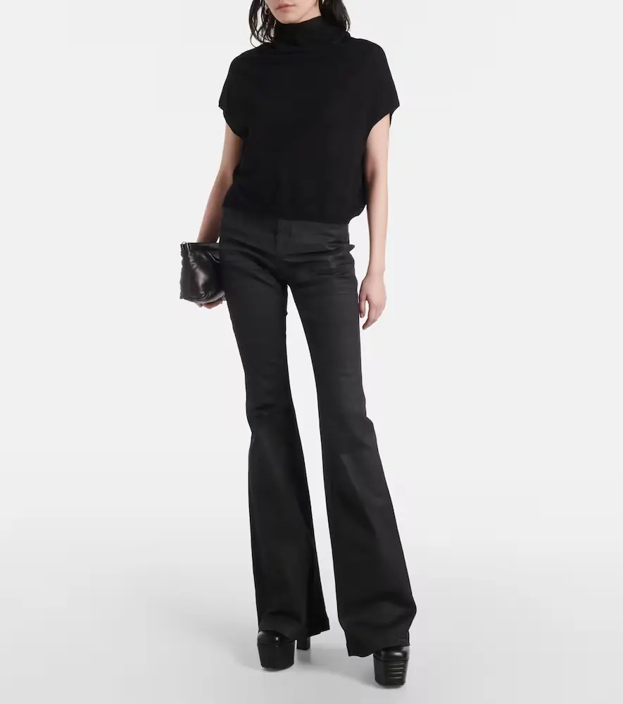 Rick Owens Wool turtleneck top | Thumbnail 2