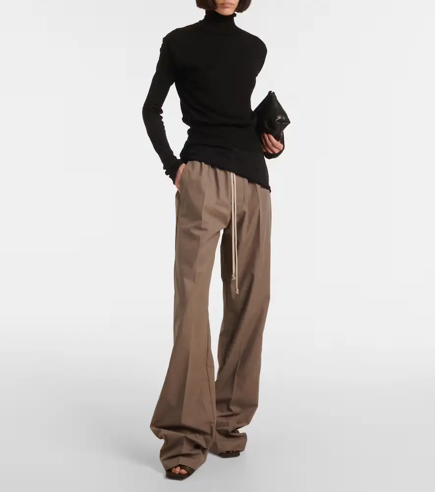 Rick Owens Dietrich cotton wide-leg pants | Thumbnail 2