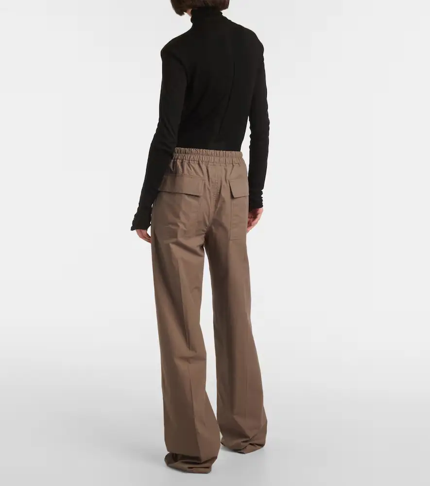 Rick Owens Dietrich cotton wide-leg pants | Thumbnail 4
