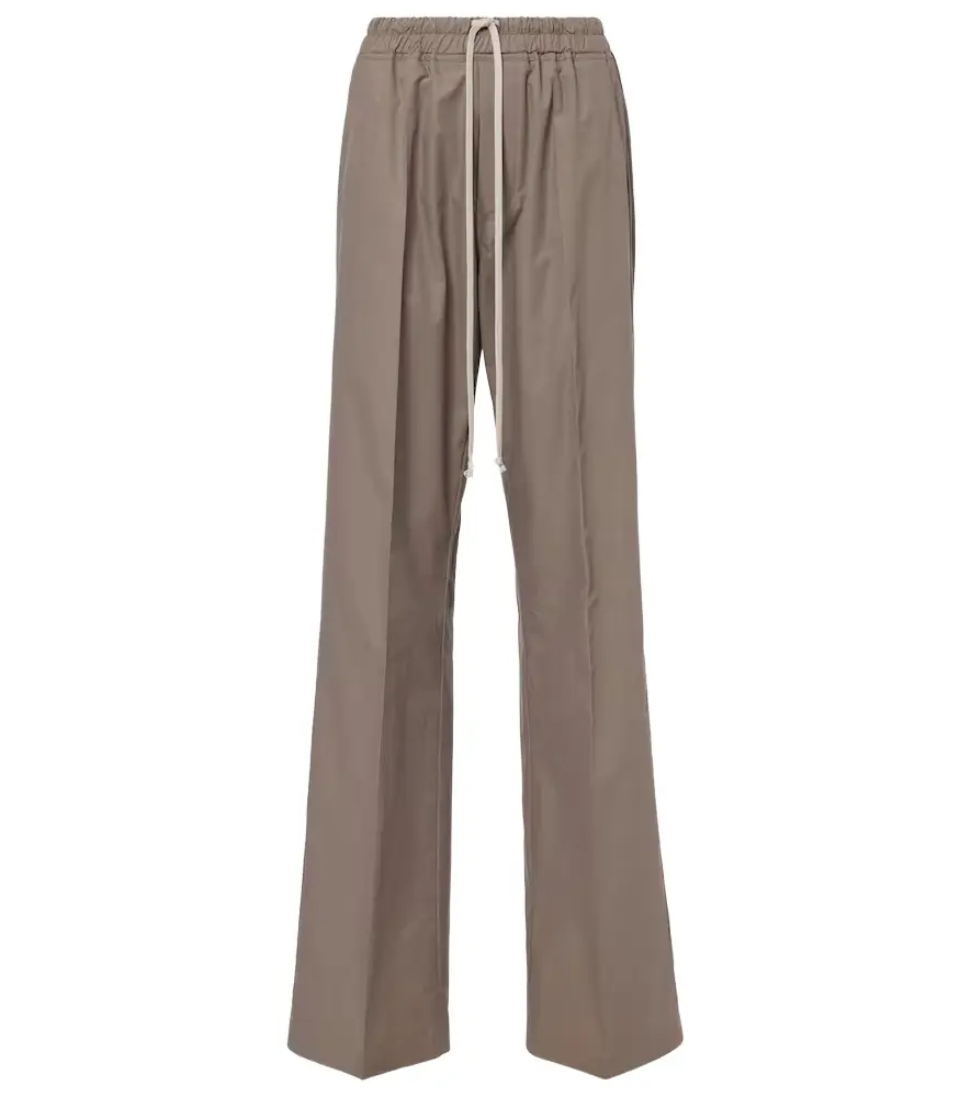Rick Owens Dietrich cotton wide-leg pants