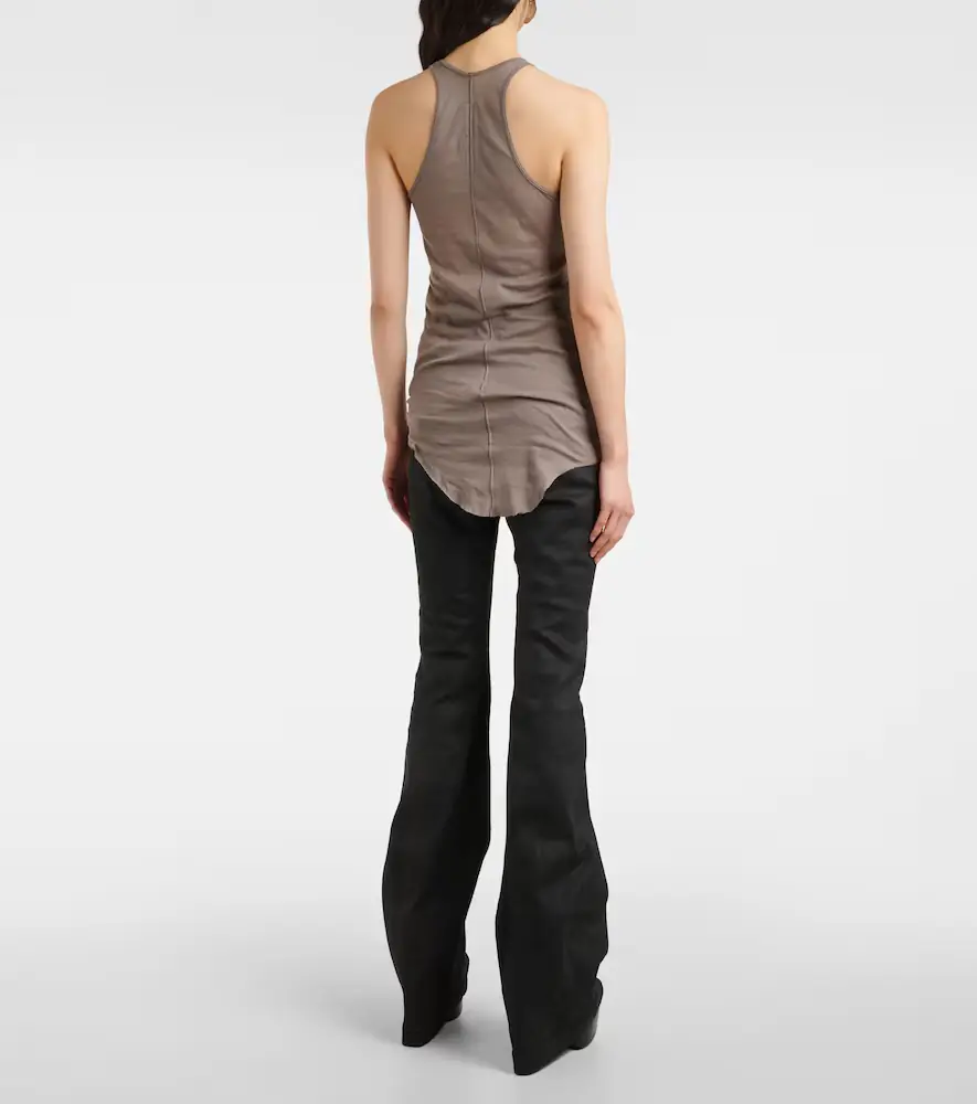 Rick Owens Ribbed-knit cotton tank top | Thumbnail 2