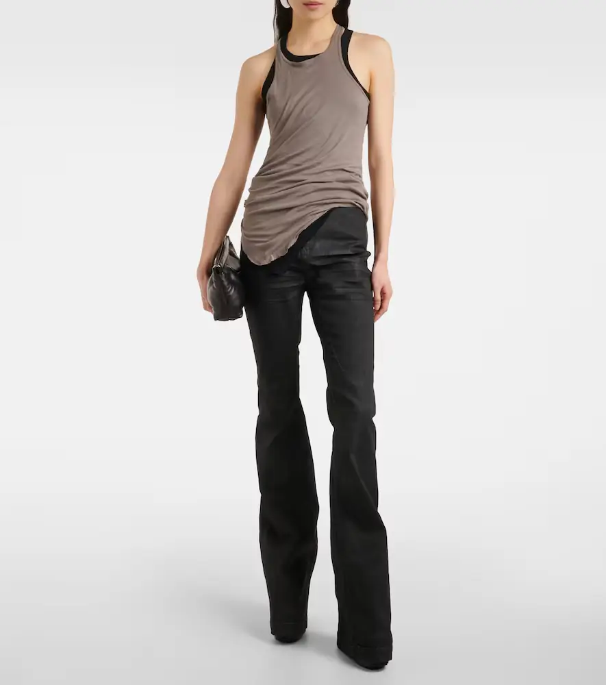 Rick Owens Ribbed-knit cotton tank top | Thumbnail 3