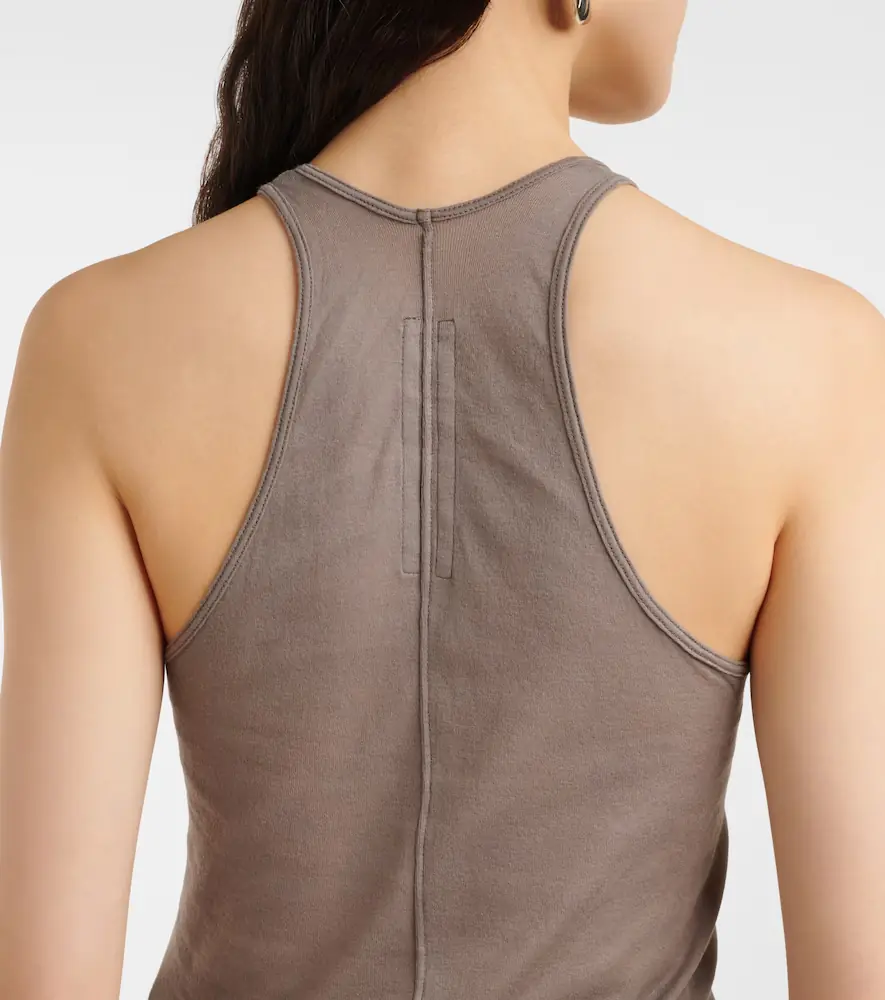 Rick Owens Ribbed-knit cotton tank top | Thumbnail 6