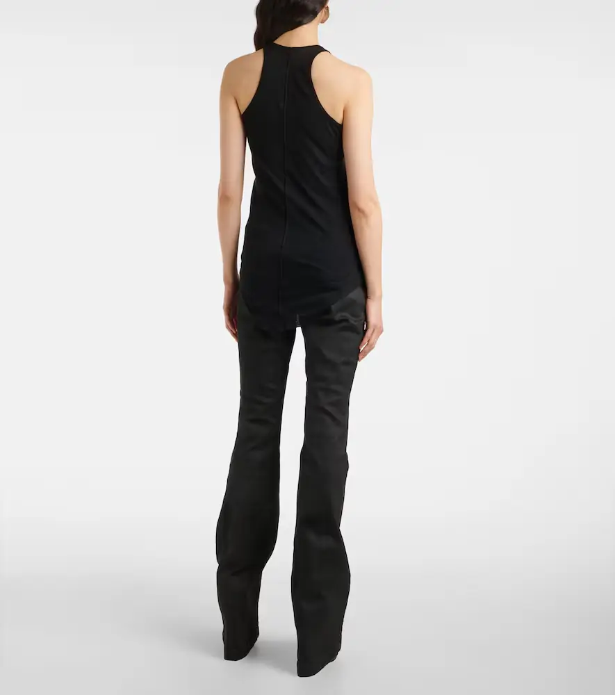Rick Owens Ribbed-knit cotton tank top | Thumbnail 2