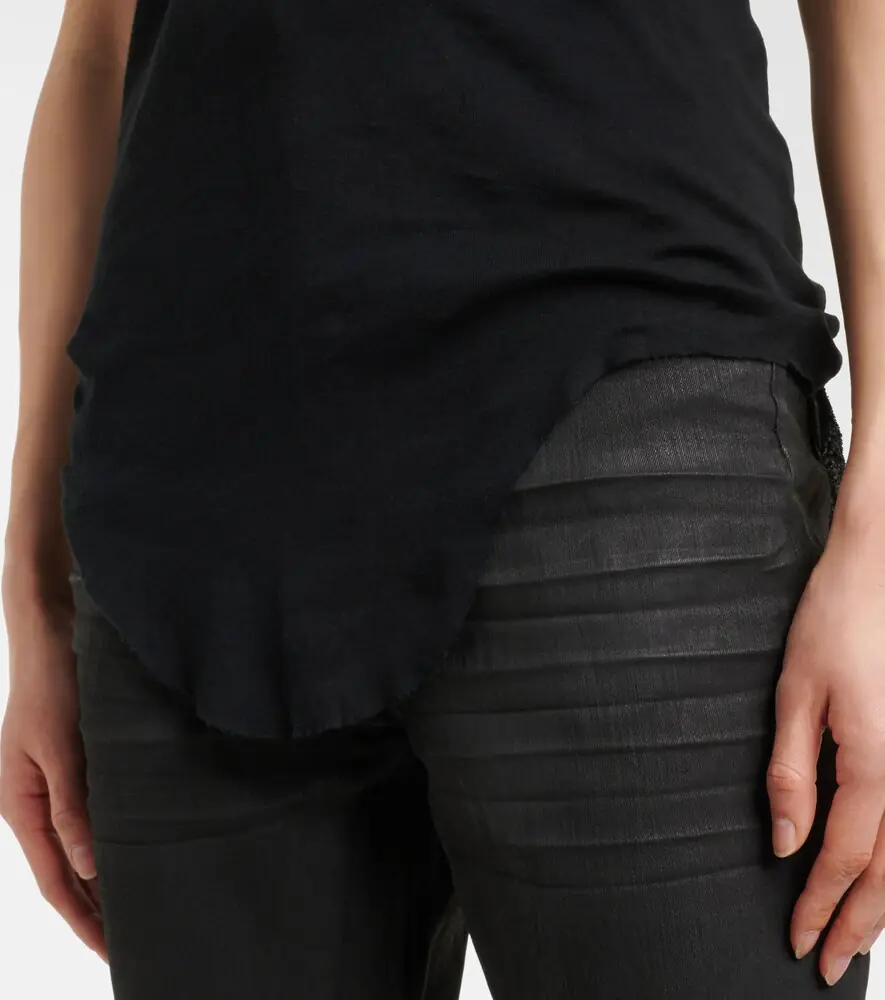 Rick Owens Ribbed-knit cotton tank top | Thumbnail 4