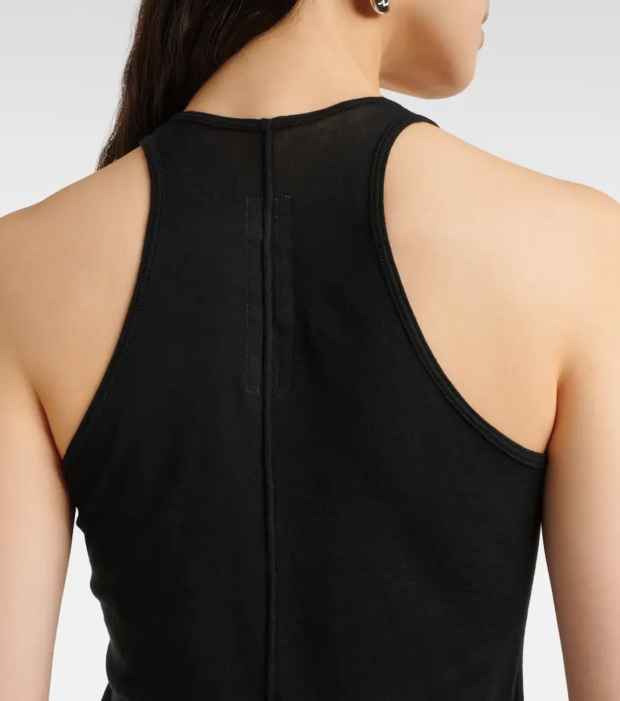Rick Owens Ribbed-knit cotton tank top | Thumbnail 5