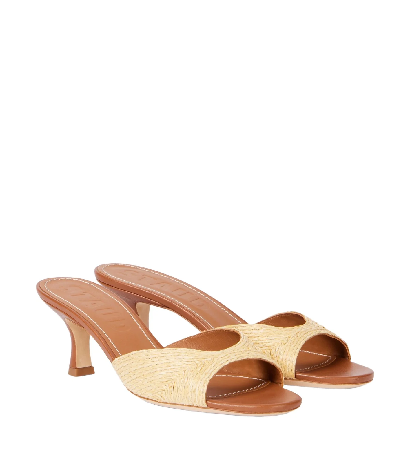 Brigitte 55 leather-lined mules Brigitte 55 leather-lined mules