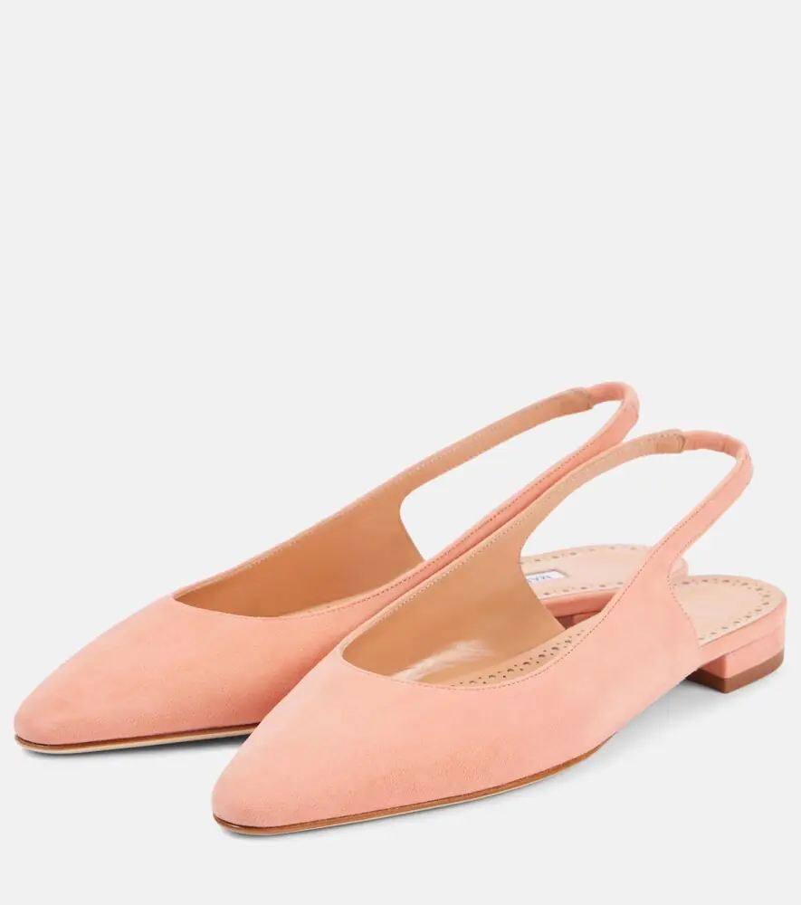 Manolo Blahnik Sawra 10 suede slingback flats | Thumbnail 3 Manolo Blahnik Sawra 10 suede slingback flats | Thumbnail 3