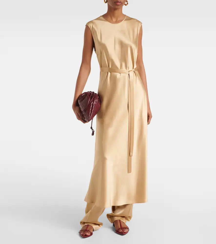 Joseph Garnier silk satin midi dress | Thumbnail 2 Joseph Garnier silk satin midi dress | Thumbnail 2