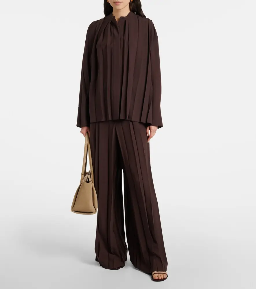 Joseph Tibre plissé wide-leg pants | Thumbnail 3 Joseph Tibre plissé wide-leg pants | Thumbnail 3