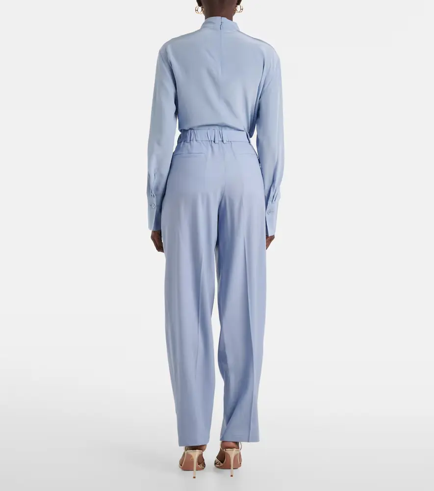 Joseph Bucklel wool crêpe wide-leg pants | Thumbnail 2 Joseph Bucklel wool crêpe wide-leg pants | Thumbnail 2