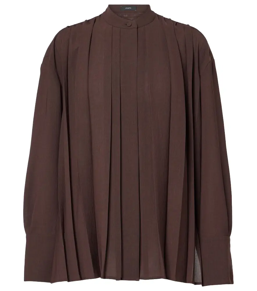 Joseph Malte plissé blouse | Image 1 Joseph Malte plissé blouse | Image 1