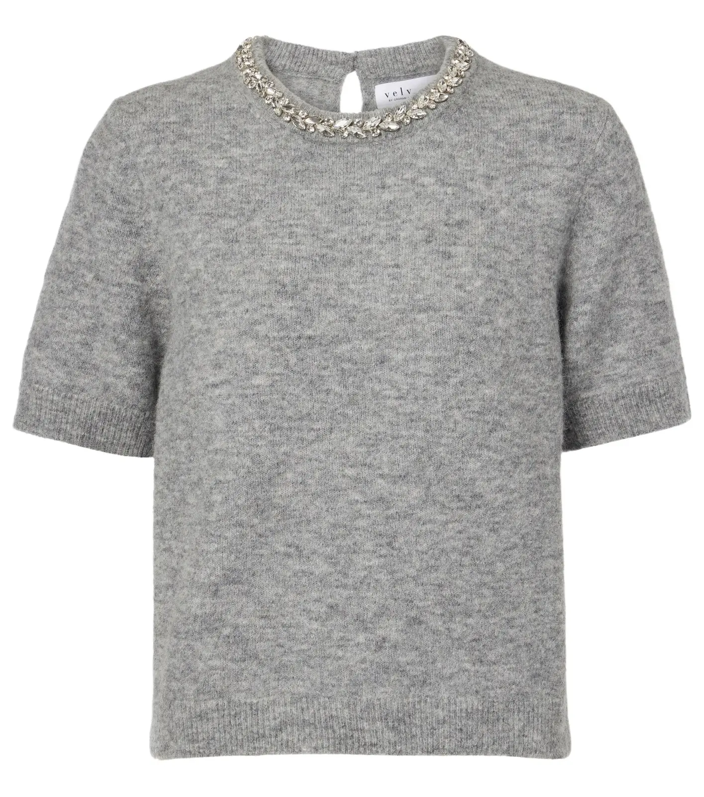 Layton embellished alpaca and wool-blend top
