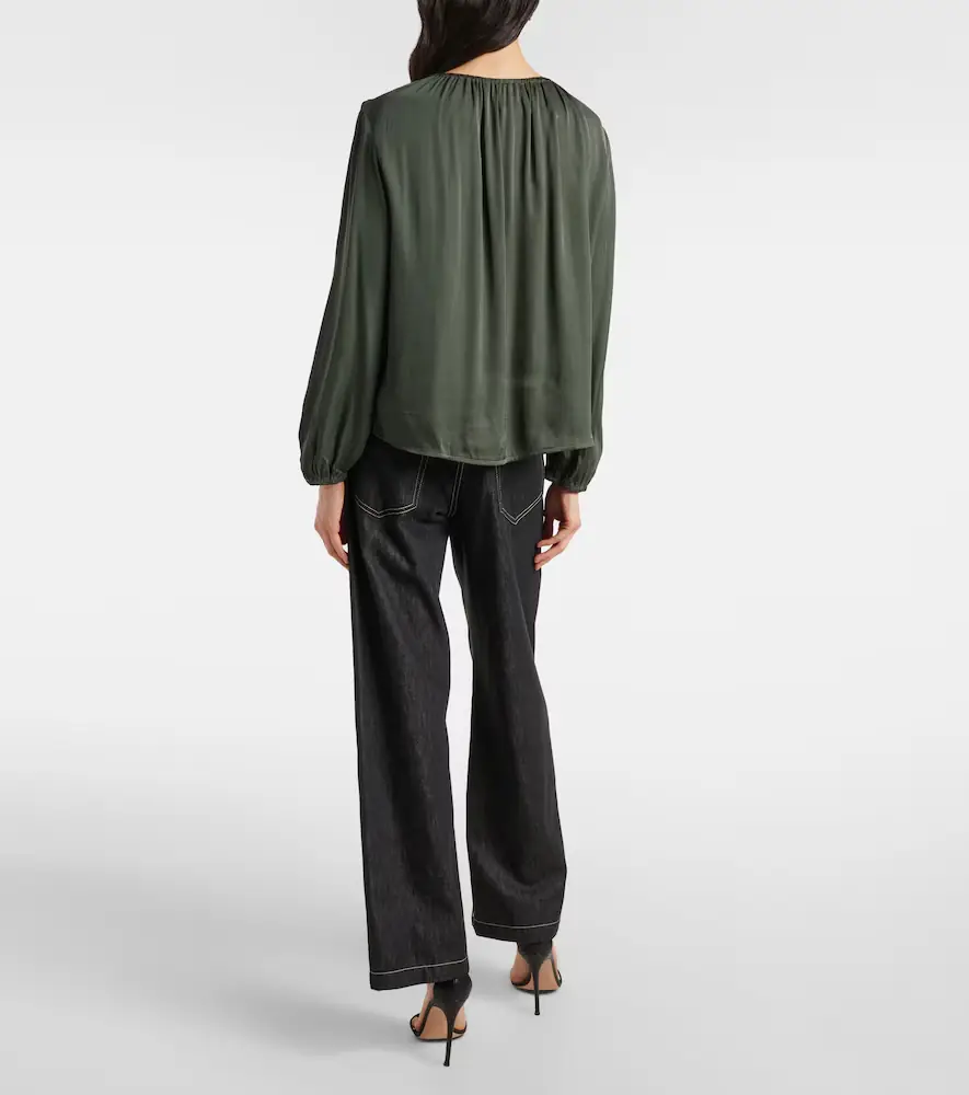 Velvet Riona satin blouse | Thumbnail 3
