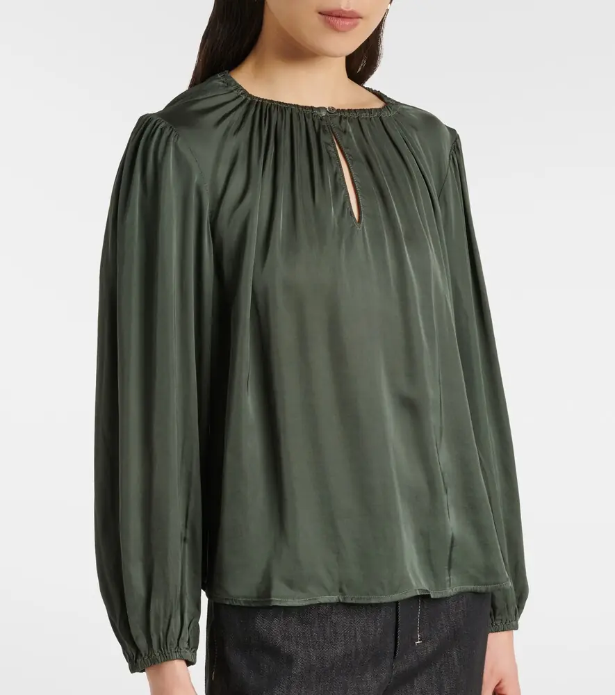 Velvet Riona satin blouse | Thumbnail 5
