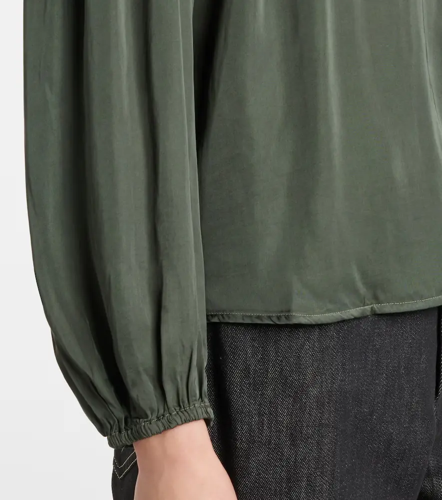 Velvet Riona satin blouse | Thumbnail 6