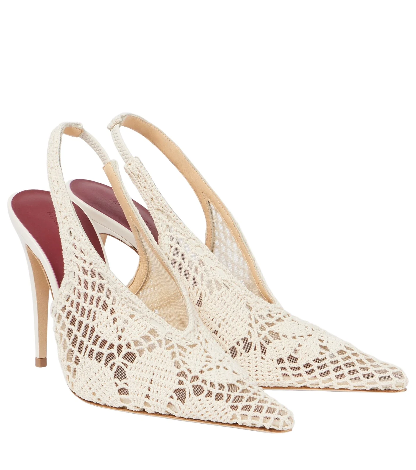 105 crochet slingback pumps 105 crochet slingback pumps
