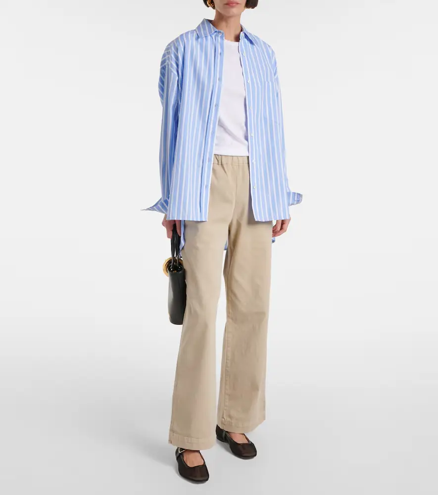 Velvet Naya cotton-blend twill straight pants | Thumbnail 2