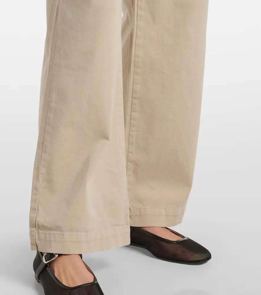 Velvet Naya cotton-blend twill straight pants | Thumbnail 4