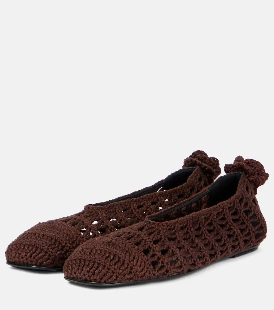 Magda Butrym Crochet ballet flats | Thumbnail 2
